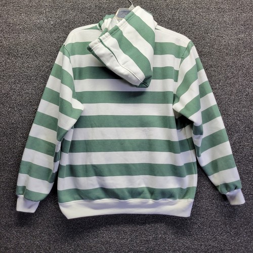 The Greene Turtle Green Striped Pullover Hoodie Tipsy Brand Men's Sz M - Picture 7 of 7