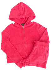 Polo Ralph Lauren Girls 12 Spa Terry Hoodie  Shorts Set Pink WORN ONCE