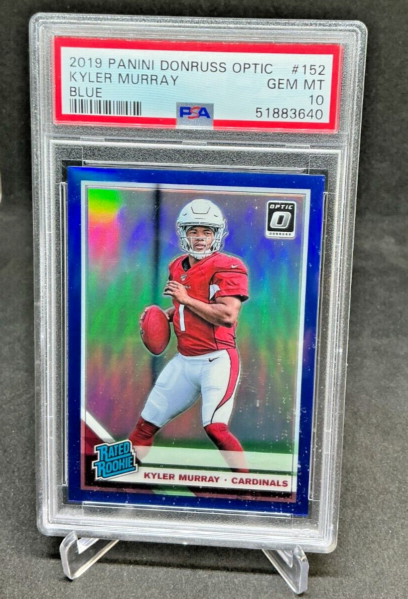PSA 10 - 2019 Donrus Optic KYLER MURRAY RC Rated Rookie Blue Prizm 91/150 #152
