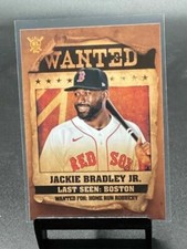 2021 Topps  Big League Wanted Card of Jackie Bradley Jr. -Red Sox