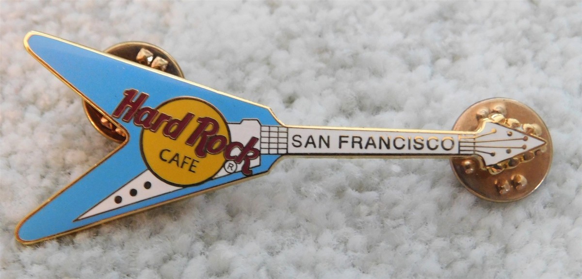 Hard Rock Cafe San Francisco Retro V-Guitar '04 Pin | eBay