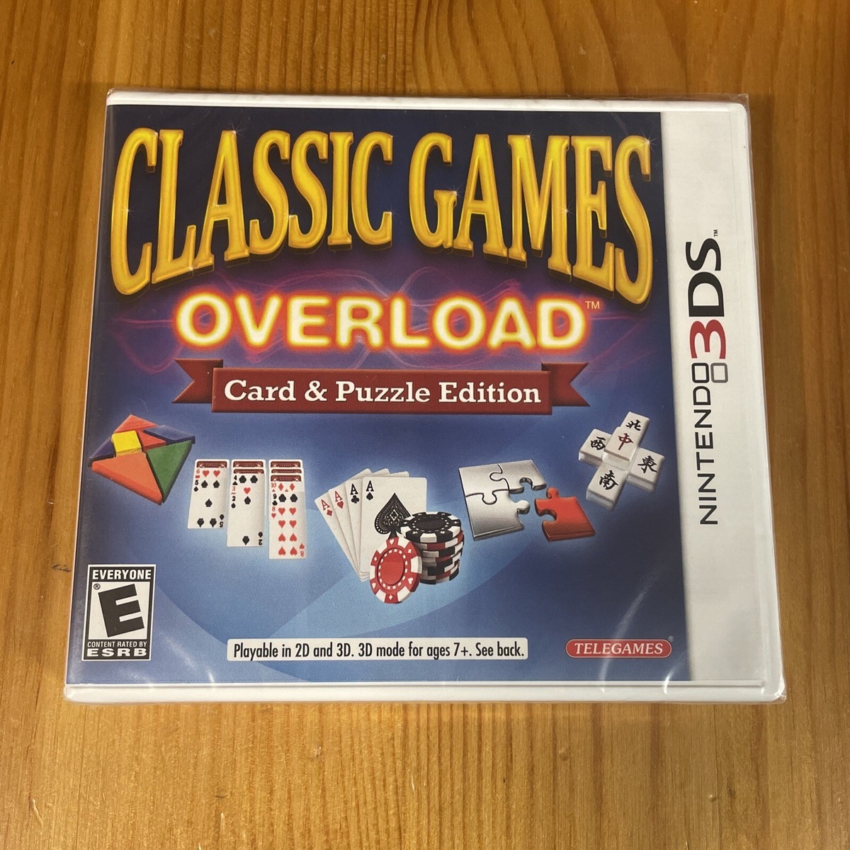 Classic Games Overload - Card & Puzzle Edition (Nintendo 3DS, 2012