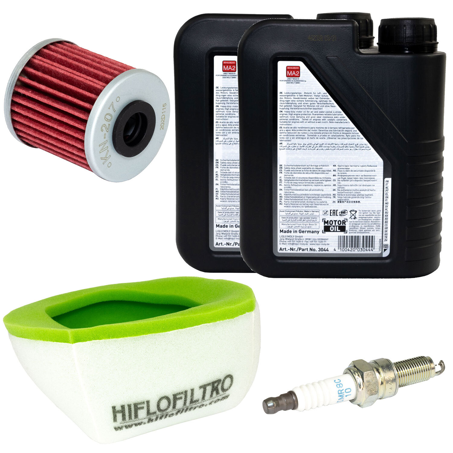 SBC Ölfilter Set - 2 Stück Passend Für SUZUKI RM-Z 450 4T Von 2005-2023 | Hiflofiltro Qualität