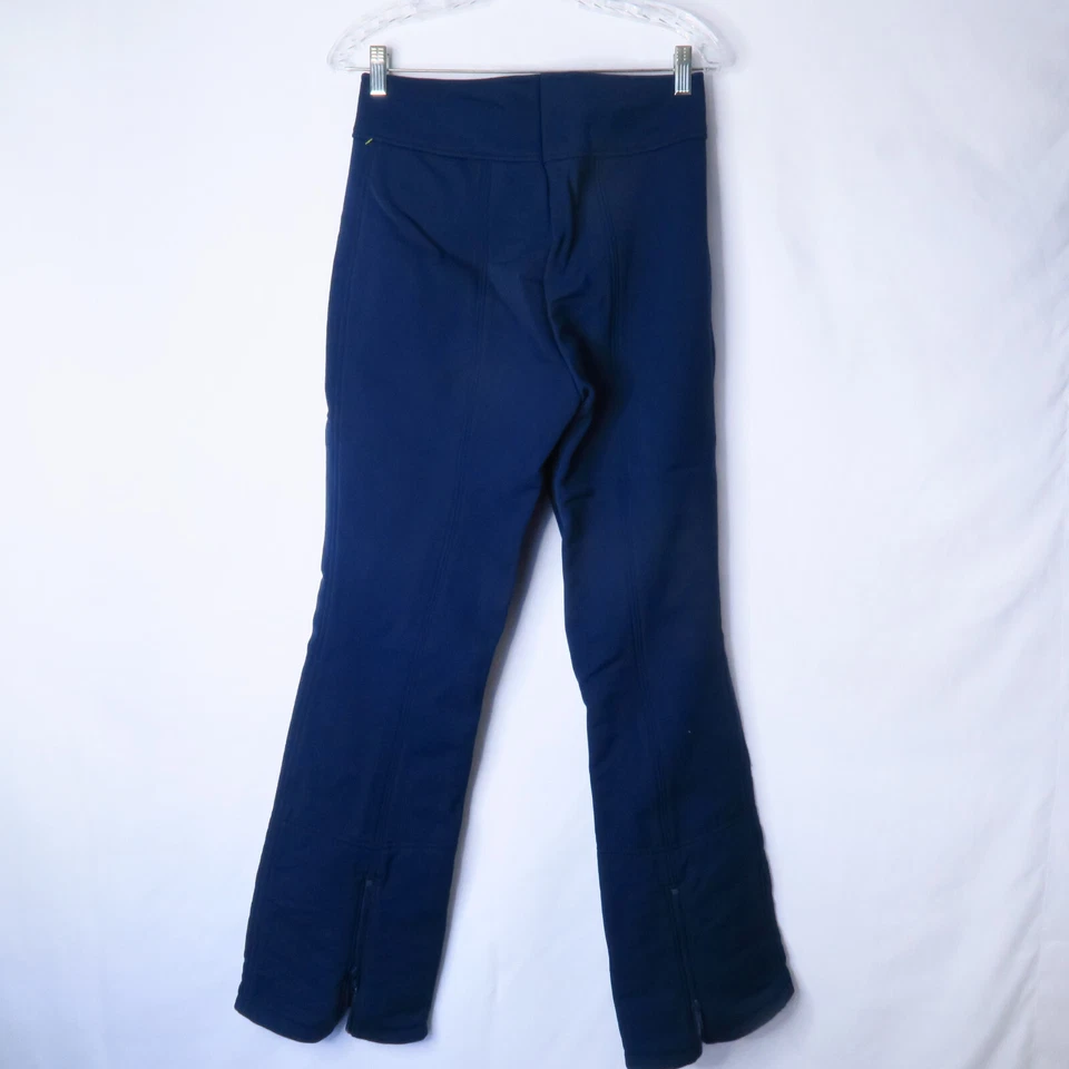 Vintage CB Sports Ski Pants Womens 12L Navy Snow Winter Full Side Zip Leg Wool - Image 2 of 4