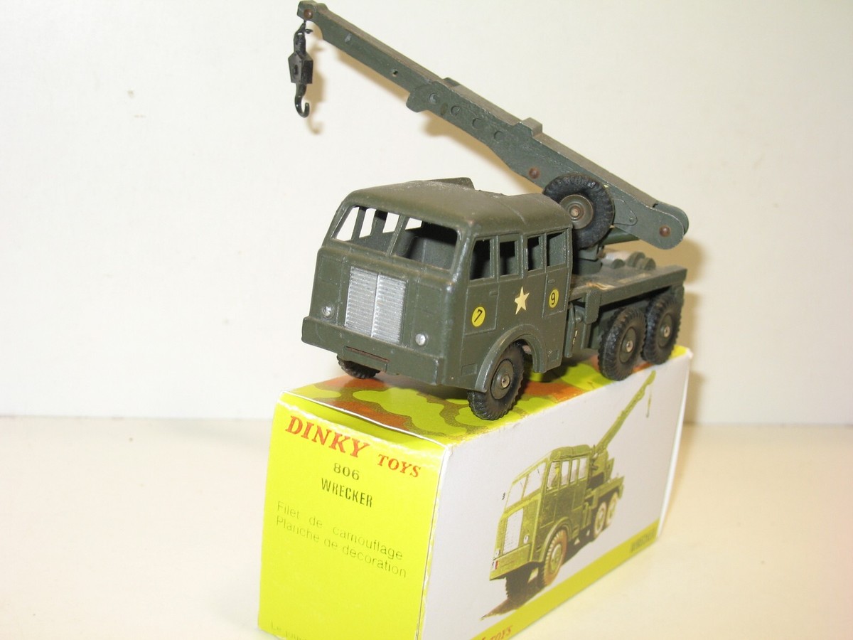 DINKY TOYS 1 GROS crochet METAL NOIR pour grue berliet militaire dépannage R161B EUR 4,50 - FR
