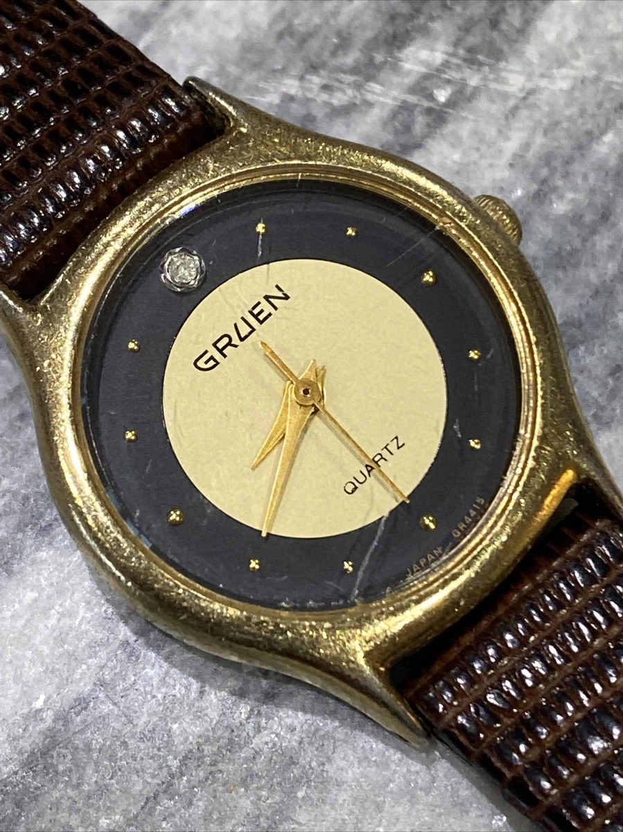 Gruen quartz outlet watch value