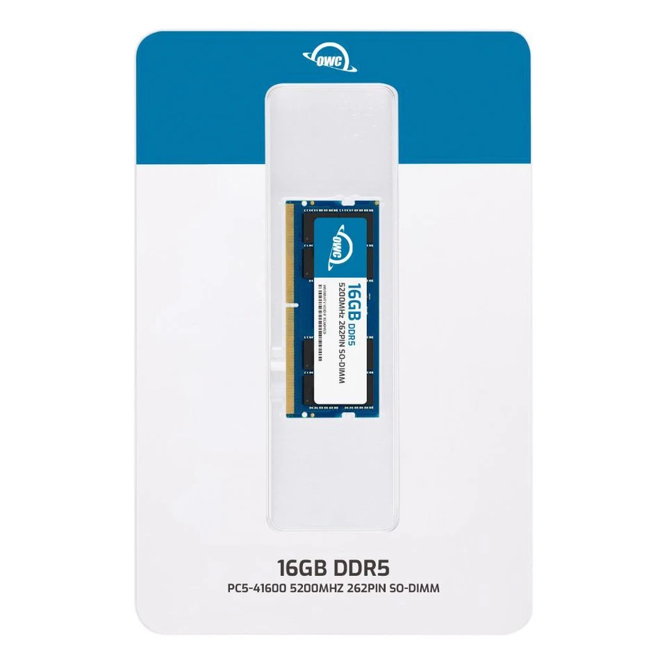 OWC 16GB DDR5 5200MHz 1Rx8 No ECC SODIMM 262 pines Memoria RAM Foto 2 de 4