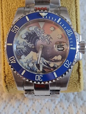 Reloj Diver's Gran Ola Kanagawa 40mm Nh35 Super Luminoso