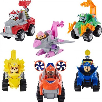 Amigo Paw Patrol Dino Rescue Fahrzeuge sortiert