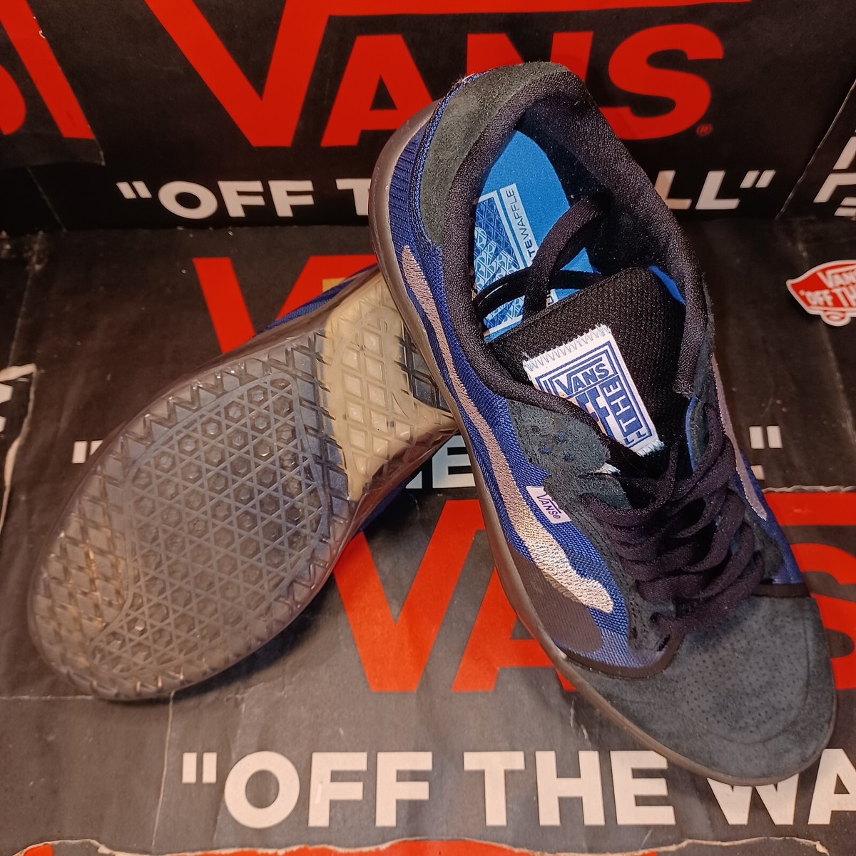 Vans EVDNT Ultimate Waffle Deuce Black Blue Men display picture 1
