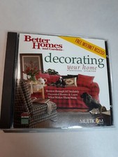 1996 Better Homes and Gardens-Decorating Your Home:Getting Started Software CD