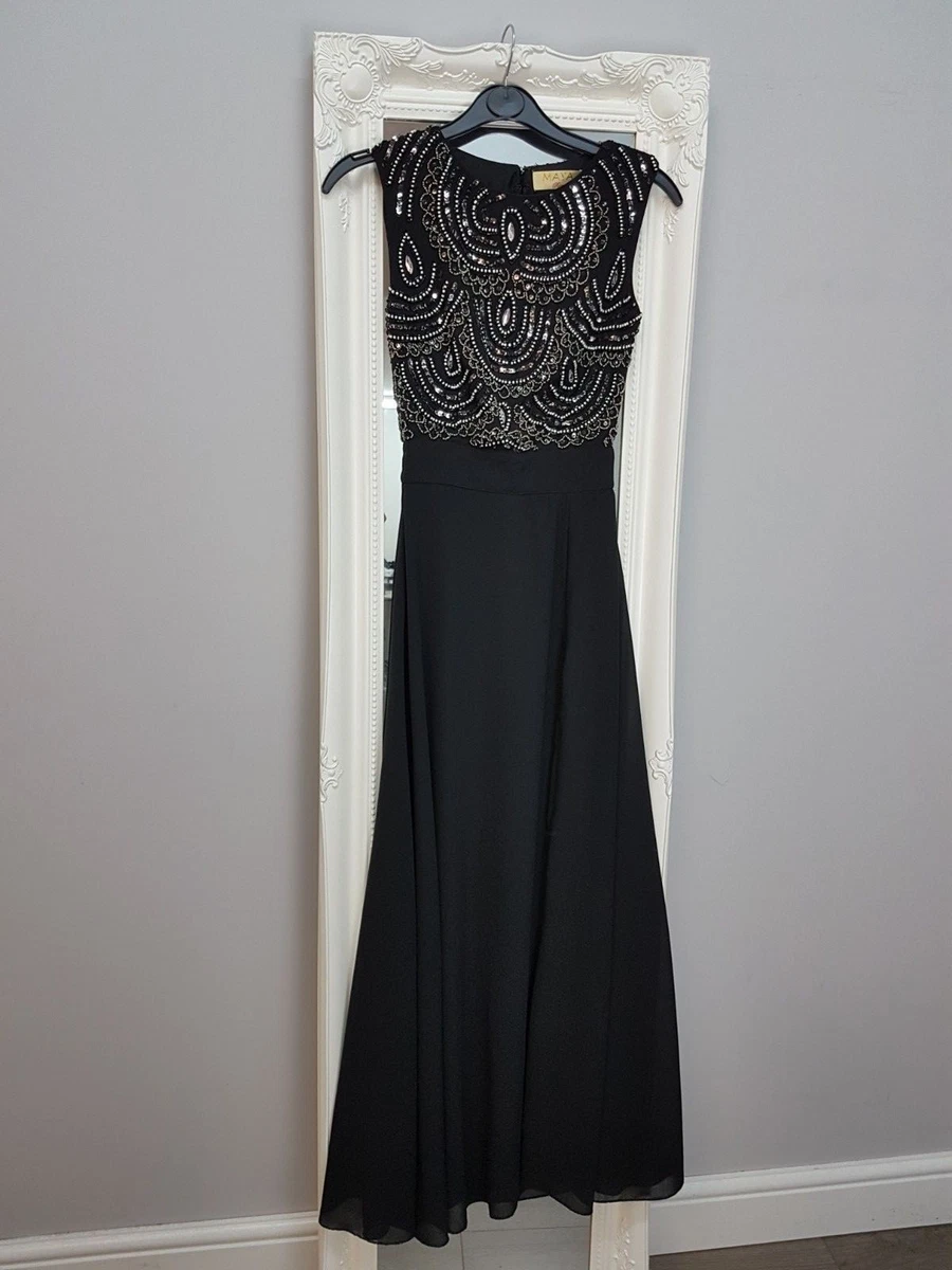 Maya Petite Embellished Bodice Maxi Dress with Keyhole Back RRP