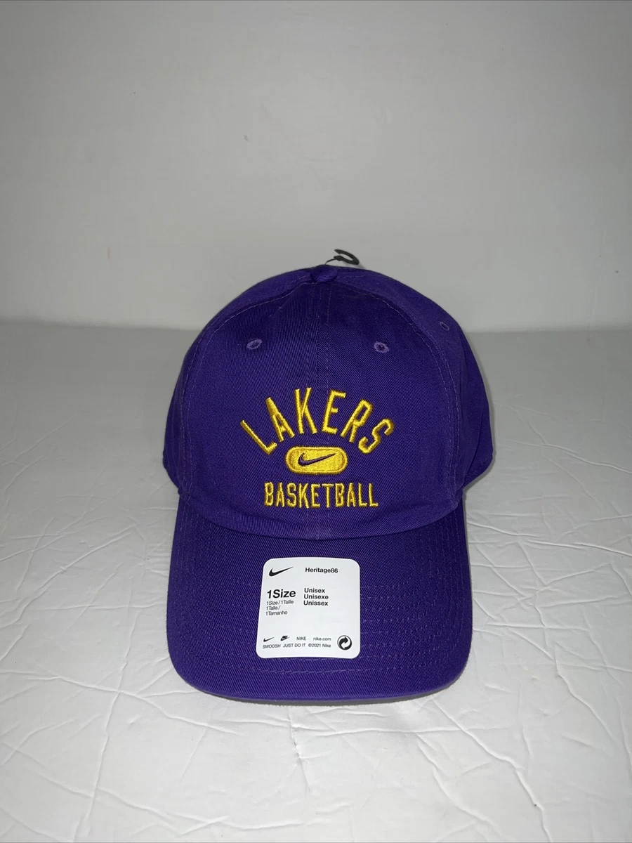 Nike Los Angeles Lakers Heritage86 Nba Hat (black) for Men