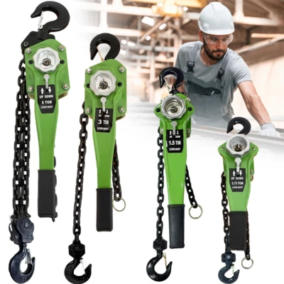 JOYHUT Ratschenzug Kettenzug Hebezug Hebelzug Flaschenzug div. 0,75t, 1,5t, 3t, 6t