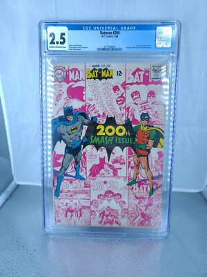 Batman 200 CGC 2.5 (Scarecrow Appearance. Penguin, Killer Moth & Joker Cameo)
