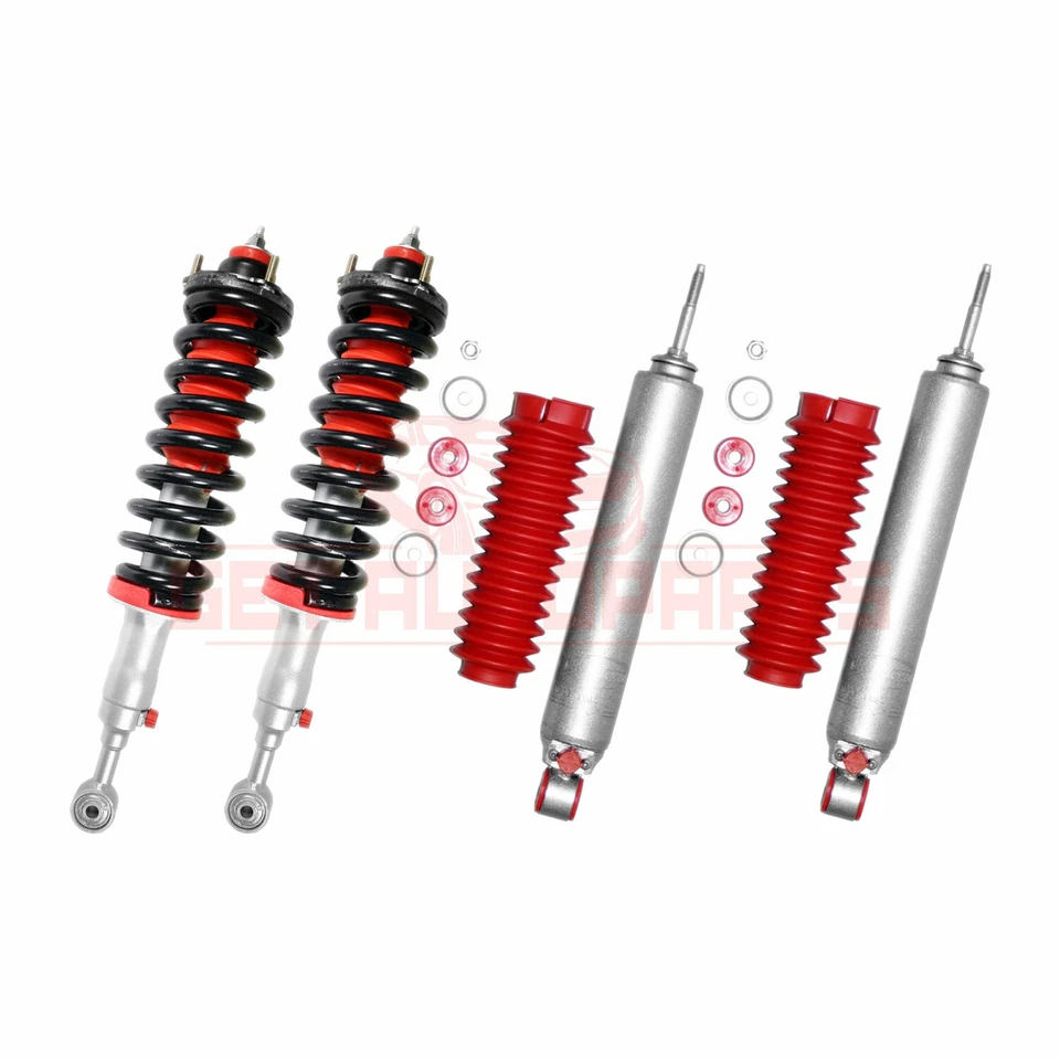 Amortiguadores niveladores Rancho QuickLift de elevación rápida de 2,5-3" para Toyota Tacoma 05-15 4x4 Foto 2 de 4