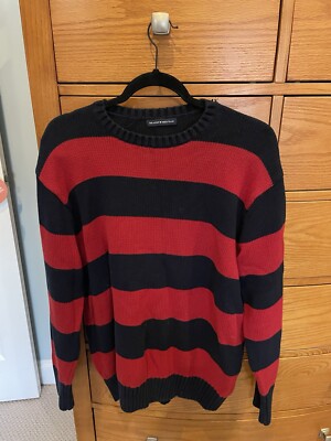 Brandy Melville Brianna Red Blue Stripped Sweater