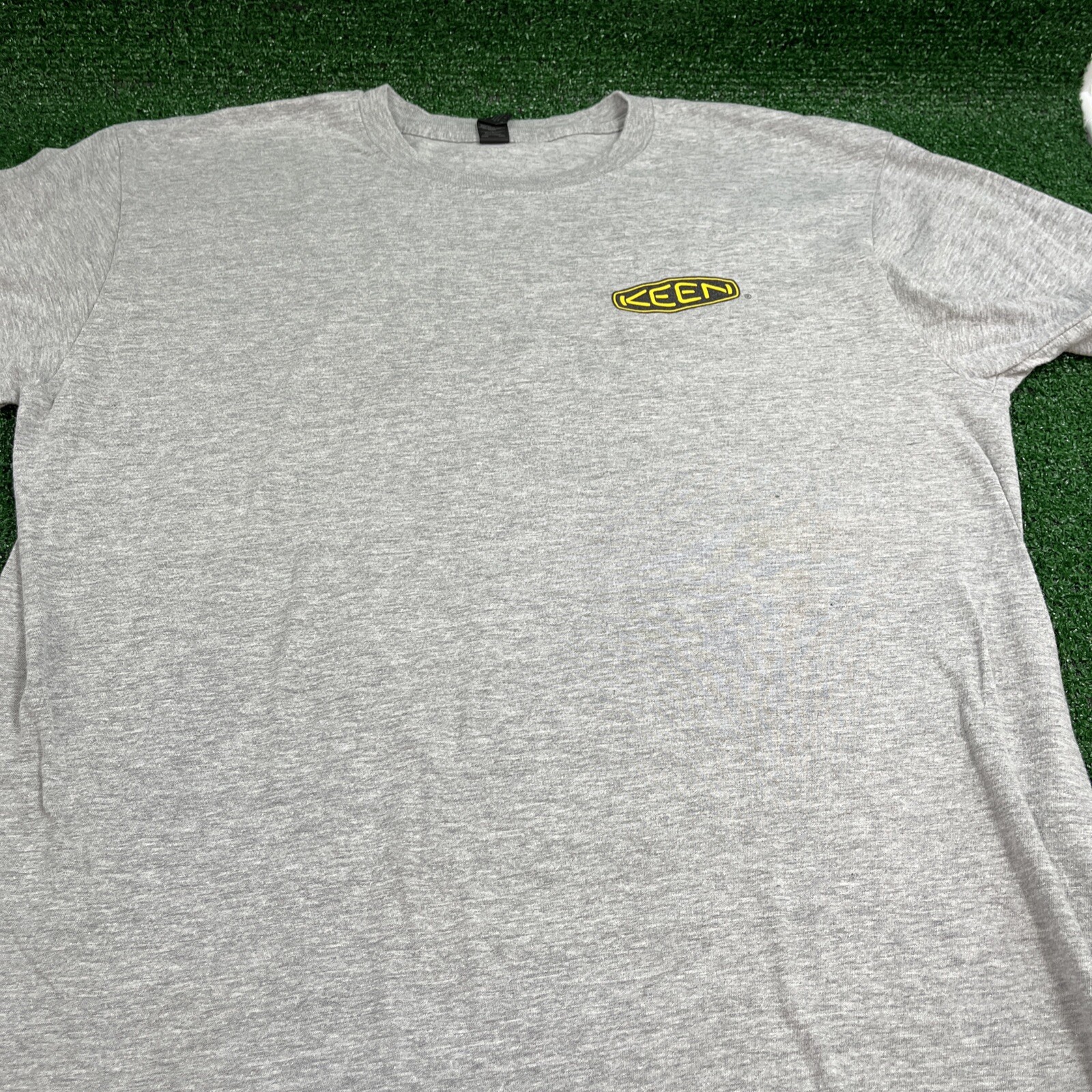 T shirt Keen Double Sided Uneekbot Innovation Tour grigia taglia large