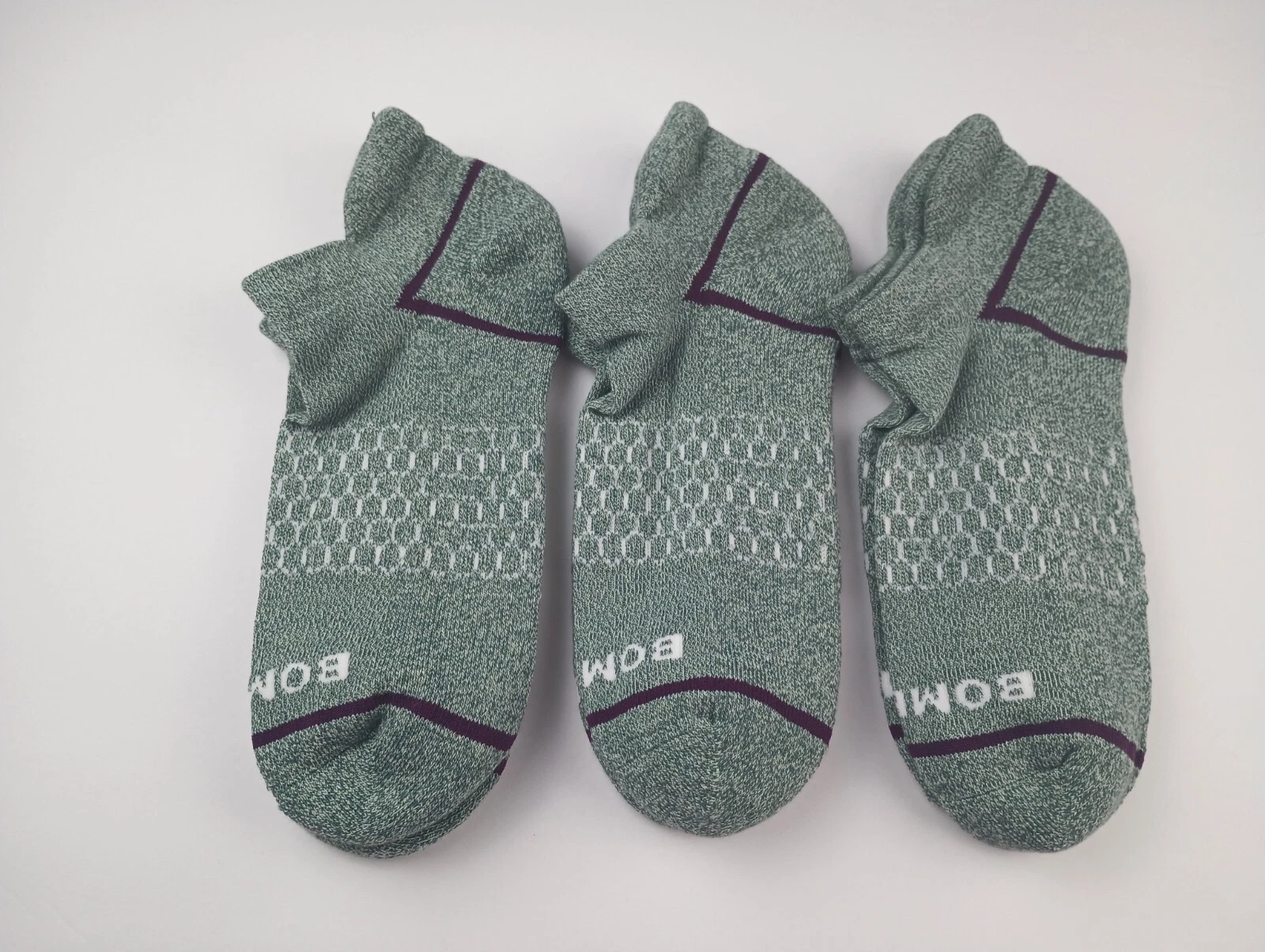 Bombas Original Ankle Socks Lot Of 3 Pairs Size L