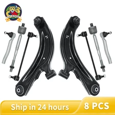 8pc Control Arms Tie Rods Sway Bar End Links Suspension Kit For Nissan Chevrolet