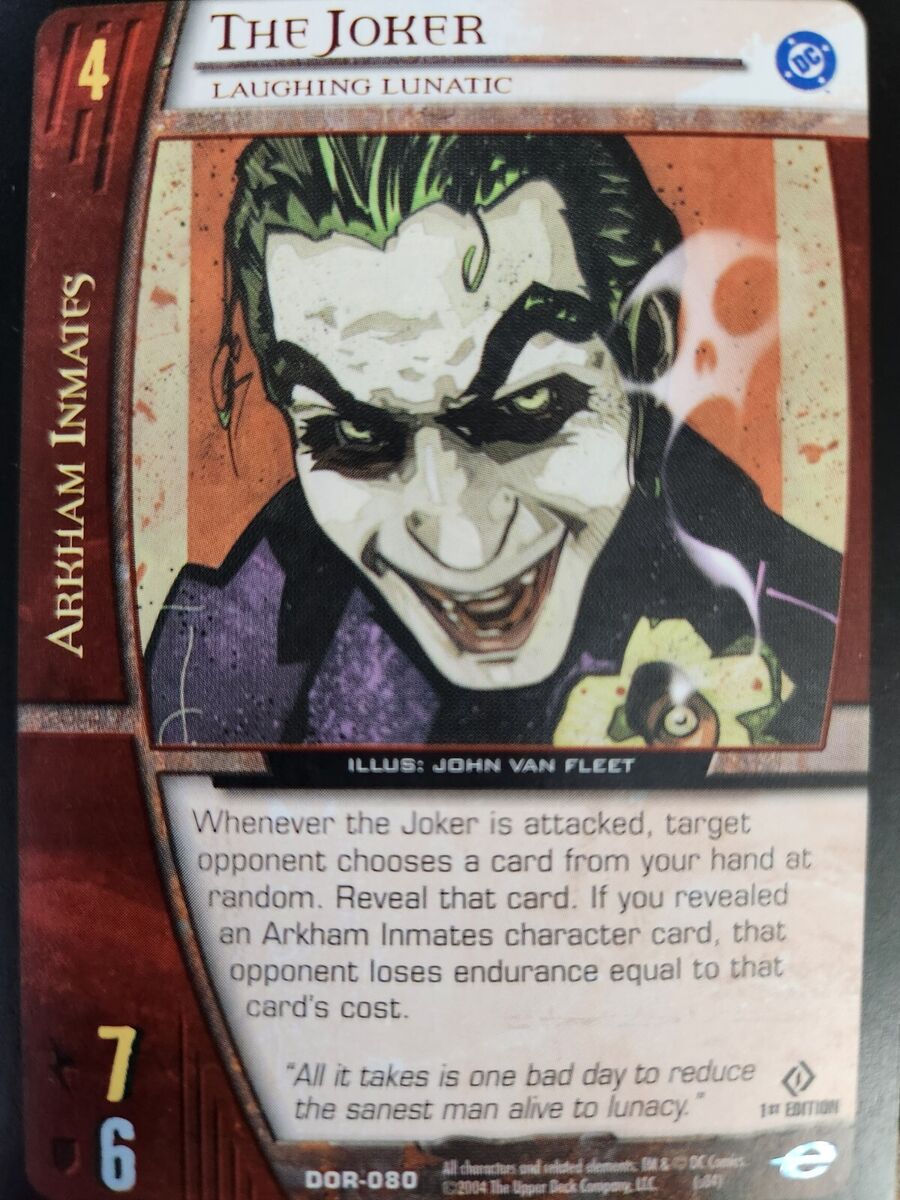 2004 VS SYSTEM DC ORIGINS - 1st Edition DOR-081 Joker Foil