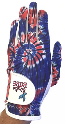 Birdie Babe American Swinger Ladies Red White Blue Tie Dye Golf Glove for Women 