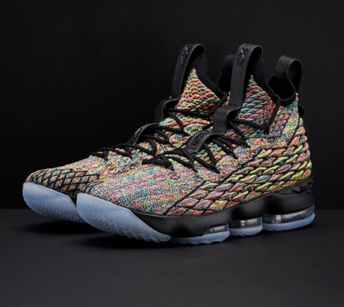 lebron 15 multicolor