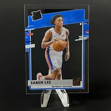 Saben Lee #73 Rated Rookie 2020-21 Clearly Donruss - RC Pistons Fresh pull!