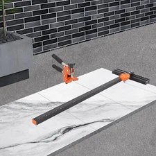 37.4" Manual Tile Cutter Hand Tool Ceramic Floor Cutter w/ Tile Breaking Plier