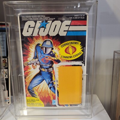 GI Joe 1983 Cobra Commander CANADIAN CANADA Full Card! Rarest Card To Find MINT