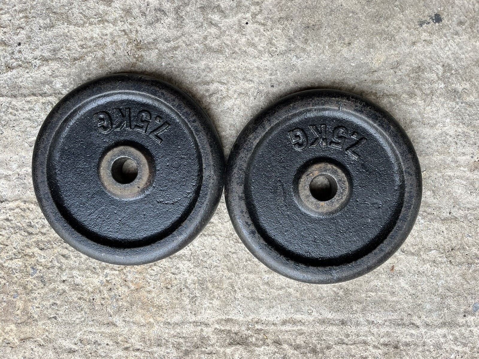 7.5 Kg X2 Weight Plates eBay