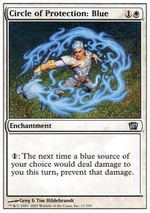 Circle of Protection: Blue x4 - 8th Edition - NM-Mint, English - 8th Edition