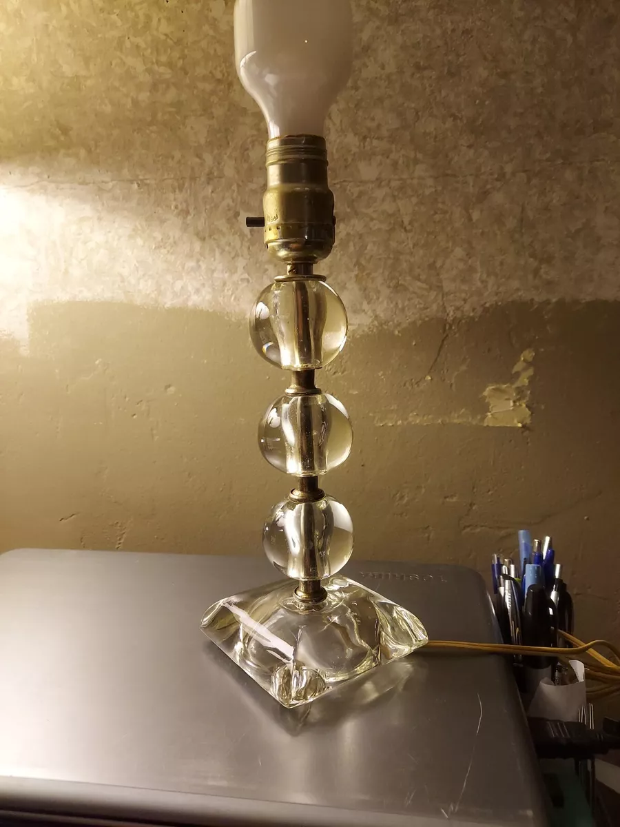3 glass sale ball table lamp