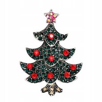 Pinets Brosche Weihnachtsbaum-Brosche Mit Zirkonen Anstecknadel Weihnachten