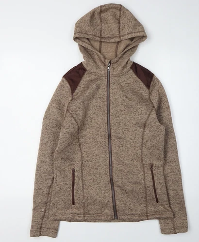 Chaqueta con capucha marrón Crivit para hombre talla M ajuste regular - Imagen 1 de 12
