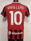 AC MILAN AUTOGRAPHED SINGLE SIGNATURE "RAFA LEAO 10" SERIES HOME JERSEY 2024/2025
