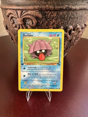 Shellder First Edition Fossil Set