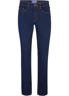 Essential Basic Stretch-Jeans Straight Normal Gr. 40 Dunkelblau Damen-Hose Neu*