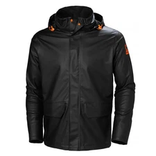 Helly Hansen Helly Hanse Pu Gale Waterproof Rain Jacket Black Medium