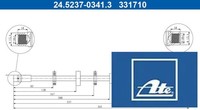 ATE 24.5237-0341.3 Bremsschlauch FüR VW