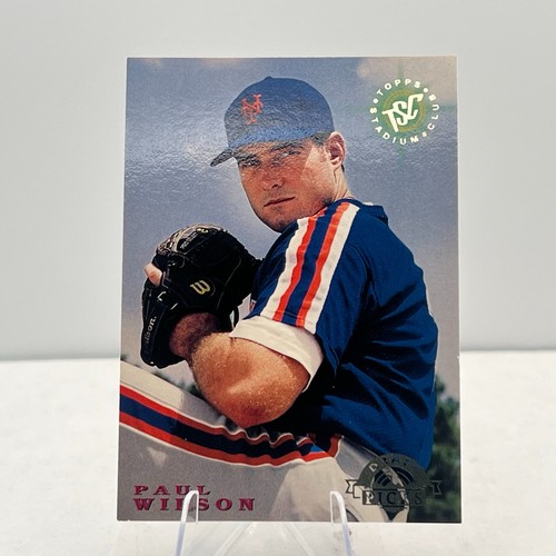 1995 Topps Stadium Club Paul Wilson #100 card