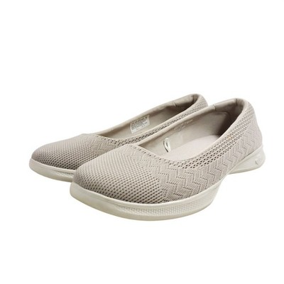 Skechers Go Step Lite Womens Size 7.5 Beige Slip-On Shoes