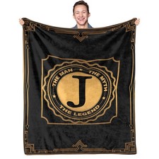Creative Happy Birthday Gifts For Men Throw Blanket Dad Grandpa 50x60 Inch