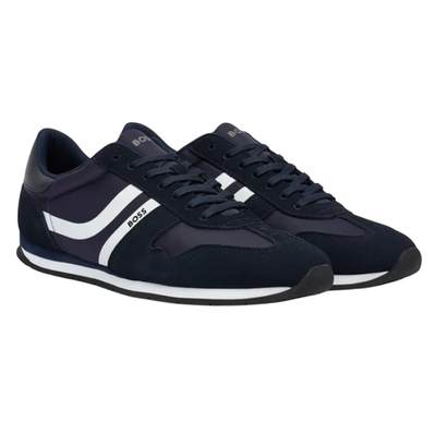 HUGO BOSS SHOES MEN BLUE LEVON RUNN NYMI 50562619401 | eBay