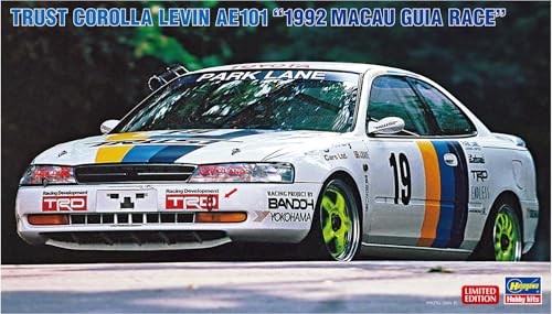 Hasegawa 1/24 TRUST Corolla Levin AE101 1992 MACAU GUIA Race Plastic Model 20758