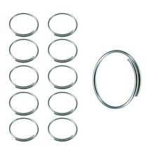 Lucky Line Give Away Key Rings 3/4" Diameter, Pack of 250 250, Silver