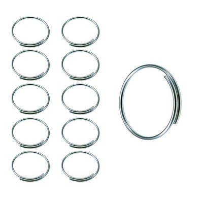 Lucky Line Give Away Key Rings 3/4'' Diameter, Pack of 250 250, Silver