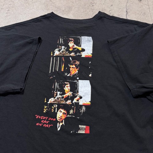 Scarface Movie Promo Tee Every Dog Has Its Day Tony Montana Black Size XL - Picture 3 of 6