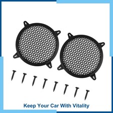 Universal Pack 2 8"Car Speakers Cover Mesh Woofer Subwoofer Grill Protector