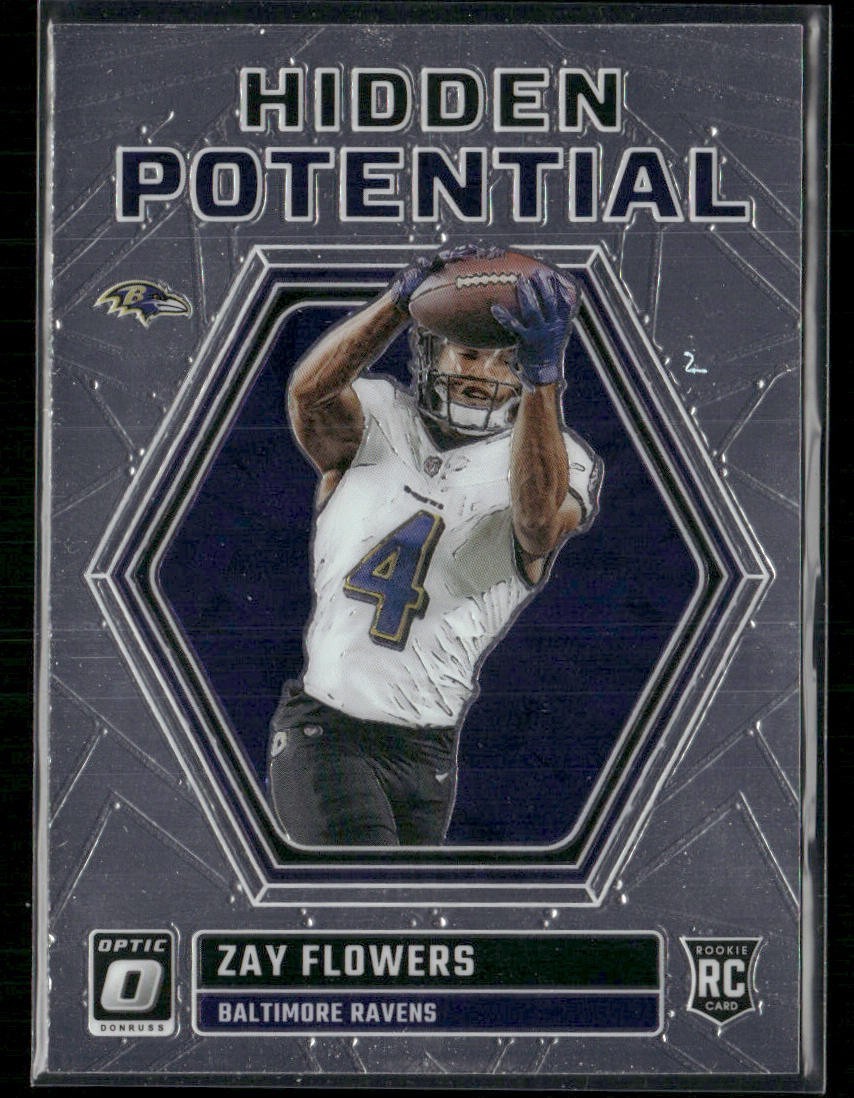 Zay Flowers 2023 Optic Hidden Potential #HP-ZF